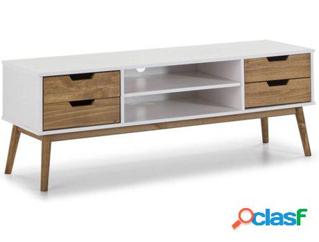 Mueble TV VS VENTA-STOCK Java (140x50x52 cm - Pino Macizo -