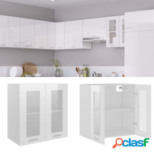 Mueble de cocina aglomerado blanco brillante 60x31x60 cm