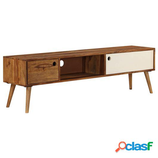 Mueble para TV 140x50x35 cm madera maciza de sheesham
