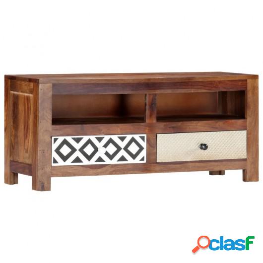 Mueble para TV de madera maciza de sheesham 90x30x40 cm