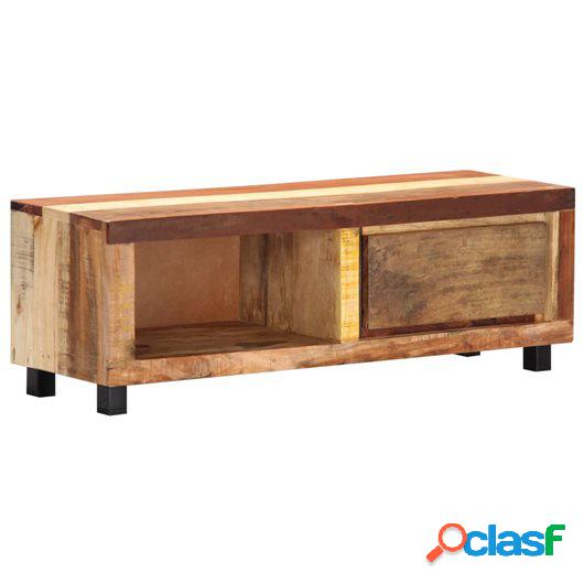 Mueble para la TV 100x30x33 cm madera maciza reciclada
