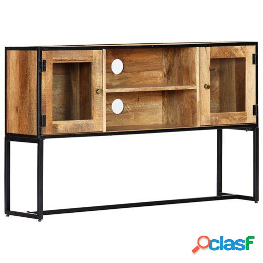 Mueble para la TV de madera maciza reciclada 120x30x75 cm