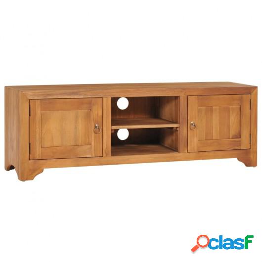 Mueble para la TV madera de teca maciza 120x30x40 cm