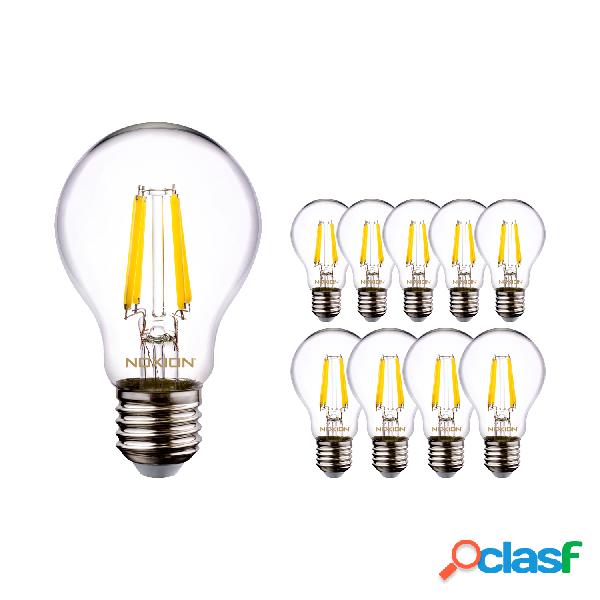 Multipack 10x Noxion Lucent LED E27 Pera con Filamento Clara