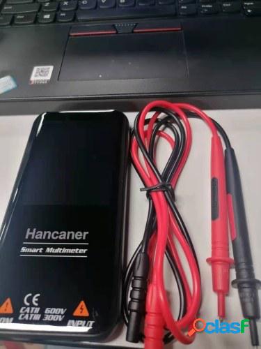 Multímetro Hancaner para prueba de frecuencia y cable en