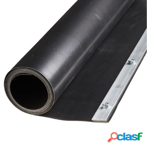 Nature Lona protectora de raíces HDPE negro 0,7x3 m