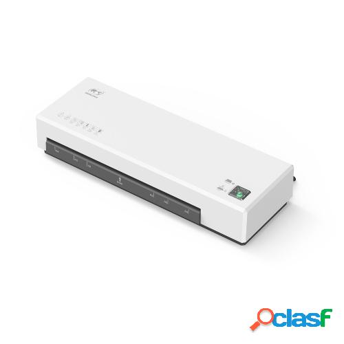 OSMILE Juego de máquina laminadora de escritorio Tamaño A4