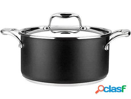 Olla MAGEFESA 01PXCAPRI24 (Negro - Acero Inoxidable - 24 cm)