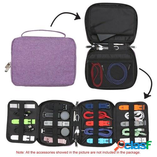 Organizador de artículos electrónicos de viaje Bolsa