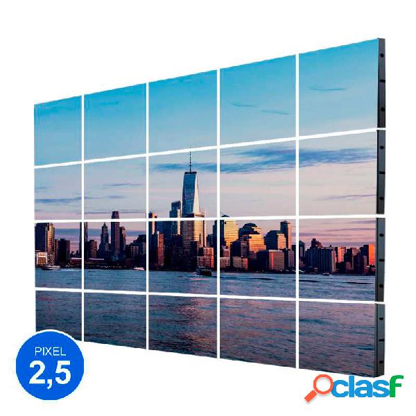 Pantalla led interior pixel 2.5 rgb 6.14m2 20 modulos +