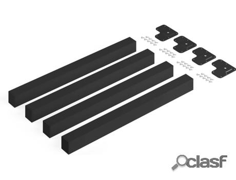 Patas cuadradas para mesa EMUCA 2047014 (5x5 cm)