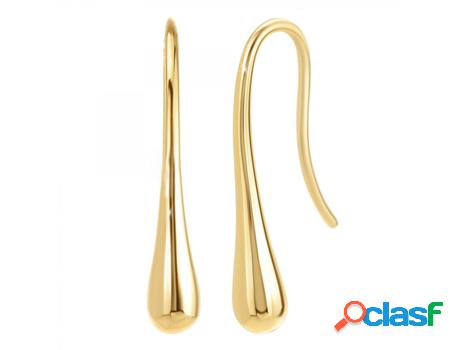 Pendientes SC_BOHEME (bañado a rodio - Dorado - 25mm x 4mm)
