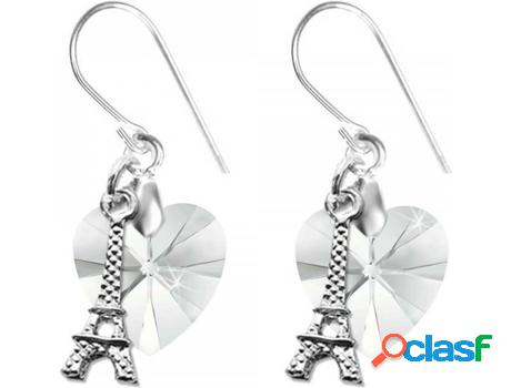 Pendientes SC_CRYSTAL Cristales (bañado a rodio - 20 x 10