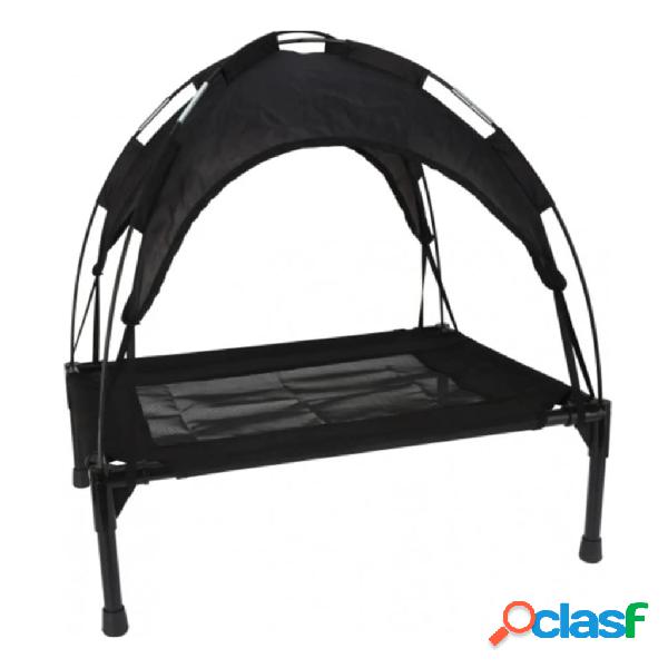 Pets Collection Cama/carpa para mascotas negro 60x45 cm