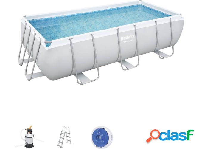 Piscina Tubular BESTWAY Gris (404x201x100cm)