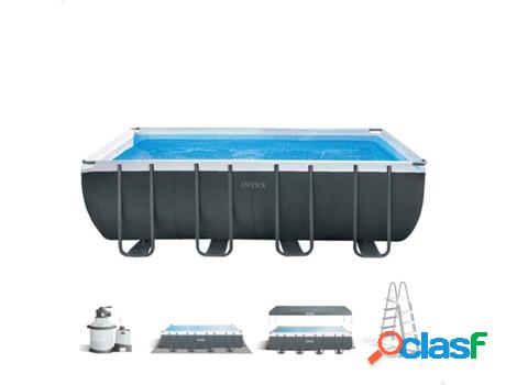 Piscina Tubular INTEX Ultra XTR Frame Retangular con Bomba