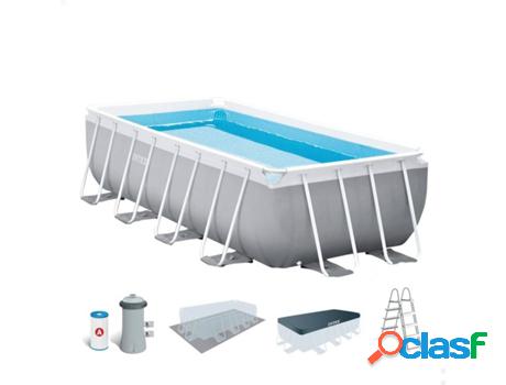 Piscina Tubular con Bomba INTEX Piscina Frame Retangular (6