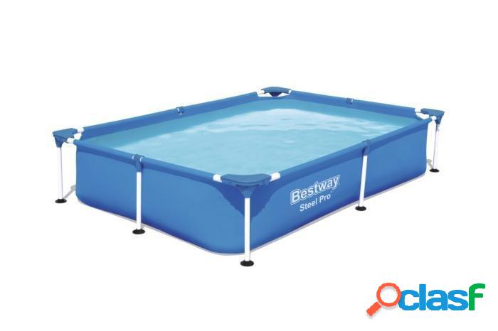 Piscina desmontable tubular Bestway Steel Pro 221x150x43cm