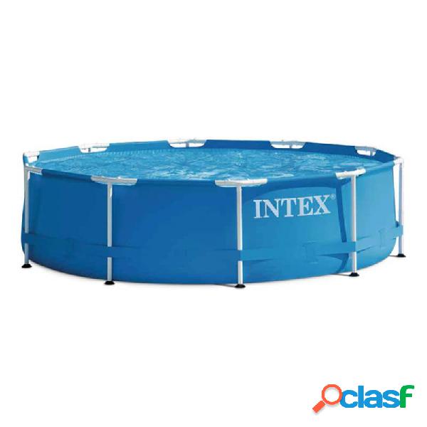 Piscina desmontable tubular Intex Metal Frame 305x76cm con