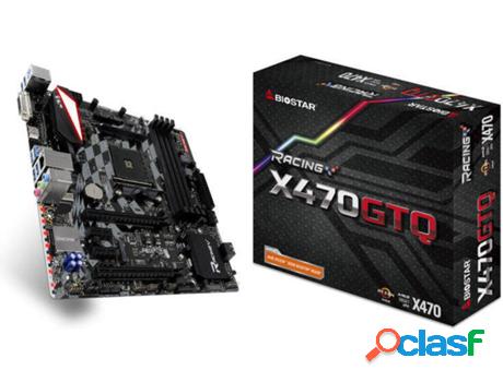 Placa Base BIOSTAR X470GTQ (Socket AM4 - AMD X470 - Micro