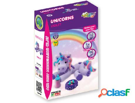 Plastilina JUMPINGCLAY Unicórnio Violet (Edad Minima: 5