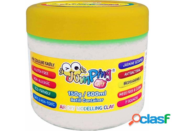 Plastilinas JUMPINGCLAY Neon Blanco (Bote 150g)