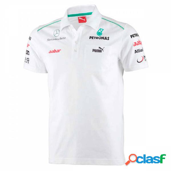 Polo Mercedes AMG Petronas blanco varias tallas