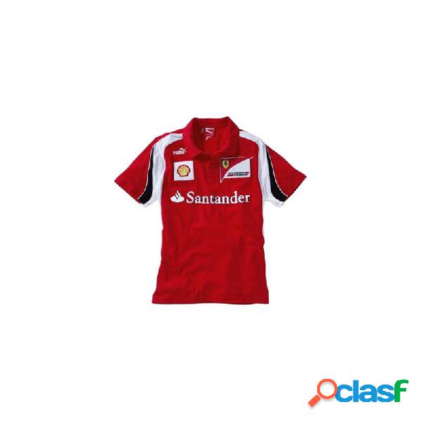Polo niño Ferrari Escudería F1 2012 rojo talla 12 años