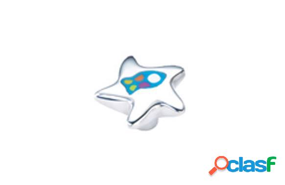 Pomo infantil de aluminio estrella y pez