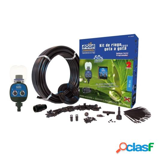 Programador Riego 25Mttubo+15Mt Microtubo Goteo Aqc C4064
