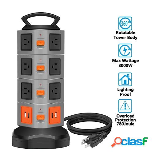 Protector contra sobretensiones en torre con protector
