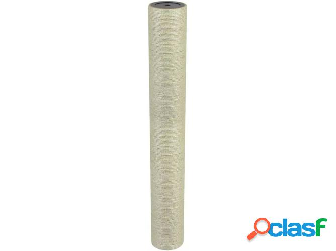 Puesto Rascador para Gatos VIDAXL Beige (8x60cmx8mm)