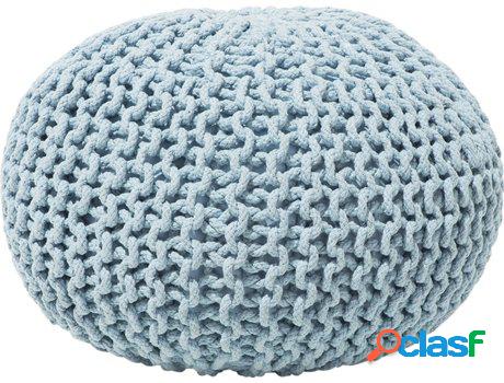 Puf (Azul - Algodón -50x50x35 cm)