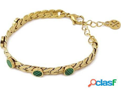 Pulsera ANARTXY Euphoria (Acero Inoxidable - Dorado y Verde