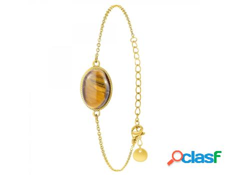Pulsera SC_BOHEME (Acero - Dorado - 16cm)