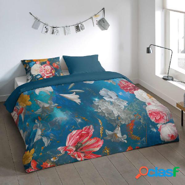 Pure Funda edredón SPACE FLOWERS 200x200/220 cm
