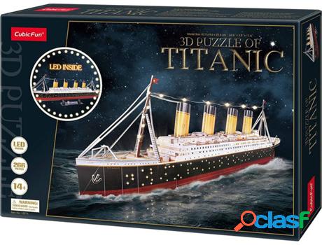 Puzzle 3D WORLD BRANDS Titanic (14 años - piezas)