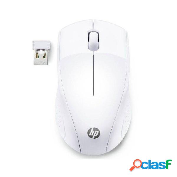 Ratón Inalámbrico HP 220/ Hasta 1600 DPI/ Blanco Nieve