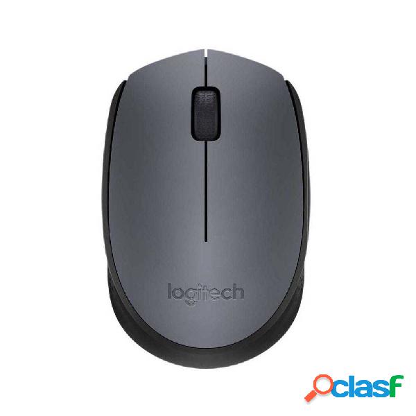 Ratón Inalámbrico Logitech M170/ Hasta 1000 DPI/ Gris