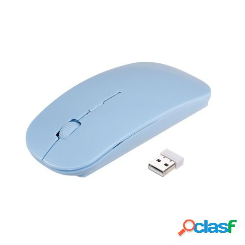 Ratón inalámbrico 2.4G Ratón silencioso ultrafino