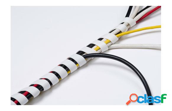 Recogedor de cables D'Line Tidy Wrap 2,5m Negro