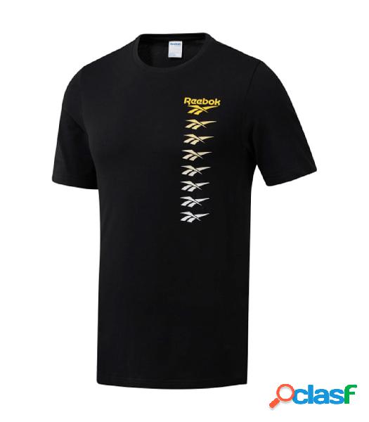 Reebok - Camiseta para Hombre Negra - CL V P Tee XXS Negro