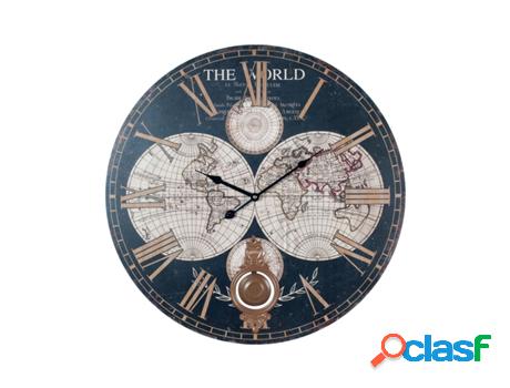 Reloj Pared Mundo 58Cm Adorno Pared Relojes Colección World