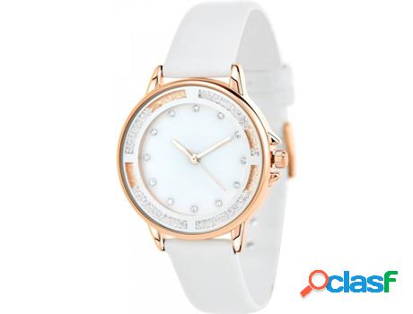 Reloj SC_CRYSTAL Cristales (bañado a rodio - Blanco)