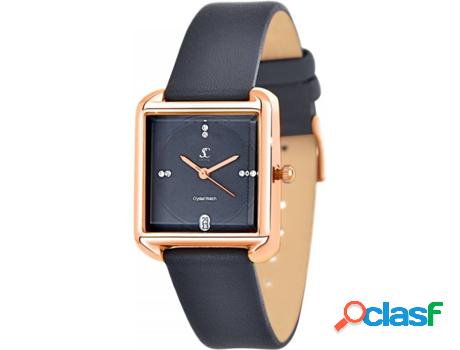 Reloj SC_CRYSTAL Cristales (bañado a rodio - Dorado)