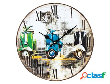 Relojes con Vespa 34Cm. Adorno Pared Relojes Colección