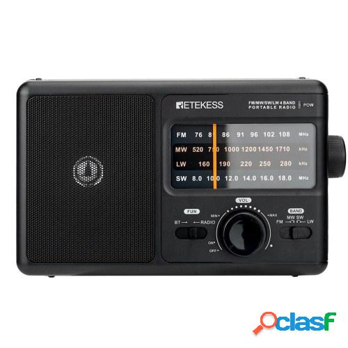 Retekess TR626 AM FM SW LW Radio portátil para personas