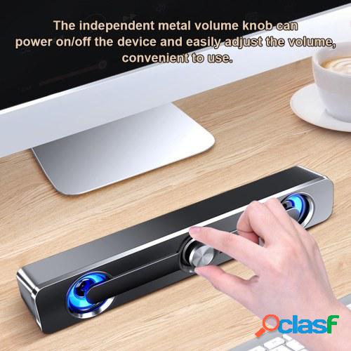 SADA V-111 Altavoz de computadora Cableado USB Barra potente