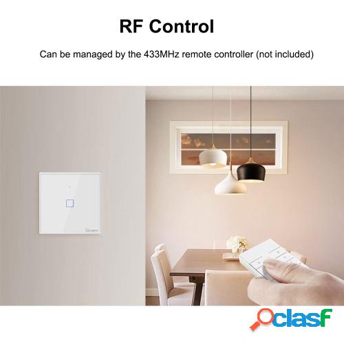 SONOFF T2UK1C-TX Interruptor de luz de pared WiFi