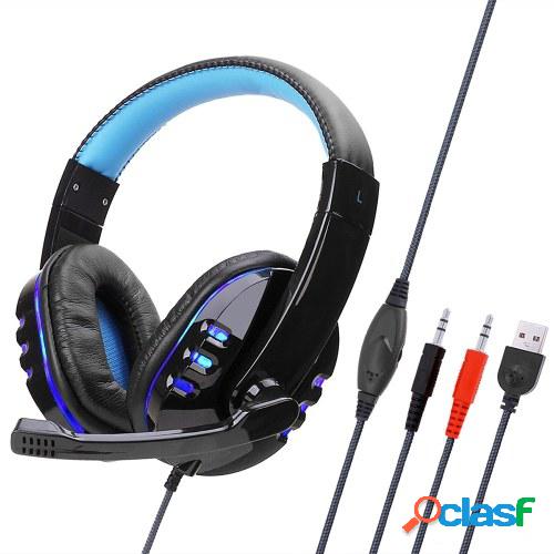 SY733MV Auriculares para juegos de computadora con cable